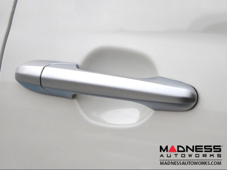 FIAT 500 Door Handle Set Satin Finish 500 MADNESS Auto Parts and